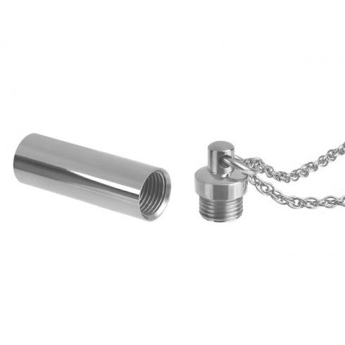 STEEL CYLINDER JEWELRY URN - Image 2